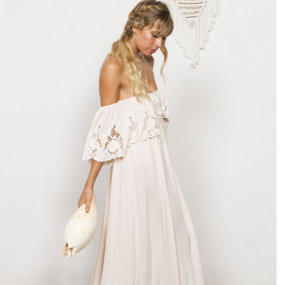 Fillyboo "Wonder Years" embroidered maxi dress